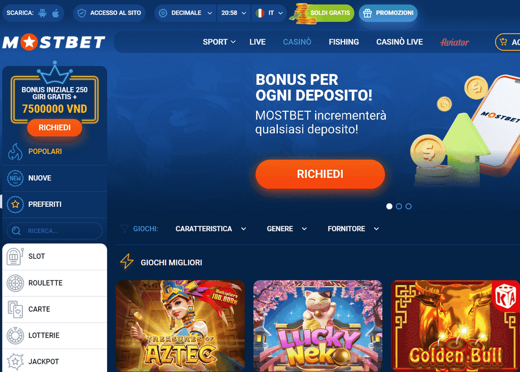 Функционирующее зеркало MOSTBET