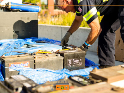 عواقب وحشتناک دور انداختن باتری اسیدی فرسوده در سطل زباله